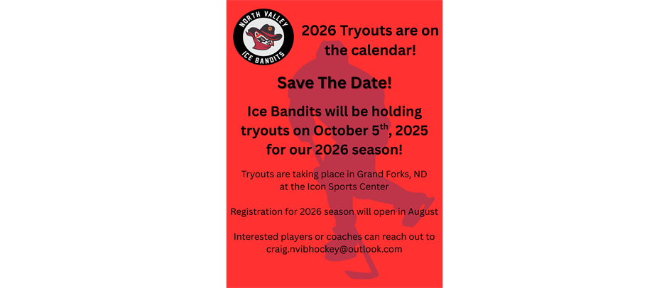 Save the Date - 2026 Tryouts