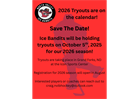 Save the Date! Tryouts for 2026 season!